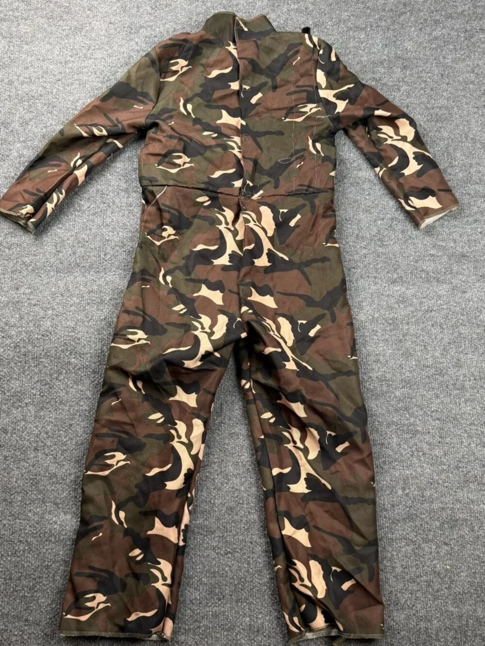 Boys Camouflage Jumpsuit Costume with Tactical Vest - Size Small/Medium